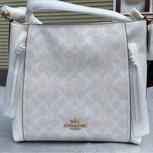 Coach Signature shoulder purse